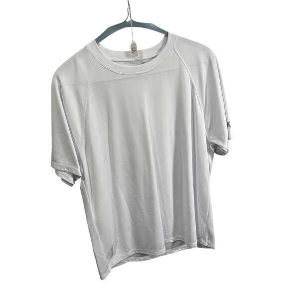 Zeroxposur Mens XL White UPF 50+ Sun Protection Polyester Short Sleeve Shirt 48j - Picture 7 of 7